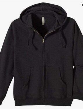 ECOnscious Men's 80% Organic Cotton 20% Polyester Fleece Zip Hoody